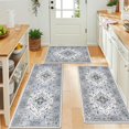 thumbnail image 2 of SURJDE Boho Kitchen Rugs Sets of 3 Farmhouse Kitchen Runner Rugs and Mats Non Skid Washable Kitchen Mats for Floor Cushioned Waterproof Kitchen Floor Mat Laundry Room Area Rug Runner Carpet, 2 of 6