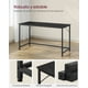 thumbnail image 3 of Escritorio, Mesa Oficina y Estación Trabajo, 60 x 140 x 76 cm, Estilo Moderno, Estructura Metal, Negro Ébano y Negro Tinta, 3 of 5