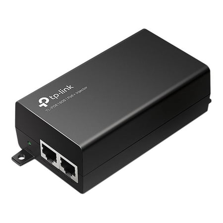UPC: 0845973072162 | TP-LINK TL-PoE160S | 802.3at/af Gigabit PoE Injector | Non-PoE to PoE Adapter | Supplies PoE (15.4W) or PoE+ (30W) | Plug & Play | Desktop/Wall-Mount | Distance Up to 328 ft. | UL Certified  Black