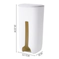 thumbnail image 4 of Bolsa de basura para colgar en la pared Caja de almacenamiento Ahorro de espacio Reutilizable para suministros de baño, 4 of 6