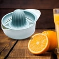 thumbnail image 3 of Neinkie Mini Citrus Juicer,Lemon Squeezer,Citrus Orange Squeezer Manual Hand Juicer Lime Press Anti-Slip Lid Rotation Reamer with Strainer and Container, 3 of 7