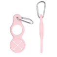 thumbnail image 1 of Hebilla para tetera deportiva, Clip de gancho para toalla de silicona multiusos (rosa), 10 Uds., 1 of 4