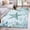 Green, variant on 3'x5' Area Rugs, Coastal Starfish Indoor Outdoor Area Rug for Living Room Bedroom, Nautical Coral Tropical Fish Seashells Washable Bathroom Rugs Kitchen Floor Carpet Mats Home Decor Aesthetic