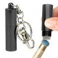 thumbnail image 4 of Pool Cue Tip Repairing Tool, Comes With Key Buckle High-quality Materials Snooker Pool Cue Tip Tool, For Billiard Clubs Beginner Black, 4 of 8
