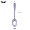 thumbnail image 2 of 4 Pieces Silicone Slotted Spoons Silicone Nonstick Mixing Spoon Heat Resistant for Baking, Serving and Stirring, 2 of 5