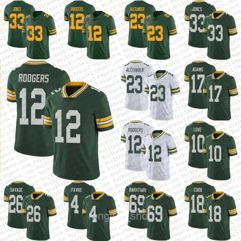 Aaron rodgers on sale jersey mens small