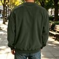 thumbnail image 4 of StSilkitty Men's Sweatshirt Tops Long Sleeve Crew Neck Pullover Sweatshirts with Pocket Fall Winter Lightweight Casual Clothes, 4 of 6