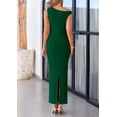 thumbnail image 2 of Vestido largo PRETTYGARDEN para mujer 2025, verano, verde oscuro, 2 of 9