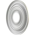 thumbnail image 4 of Ekena Millwork 13"OD x 3 1/2"ID x 3/4"P Cole Thermoformed PVC Ceiling Medallion (Fits Canopies up to 4 1/4"), Metallic Silver, 4 of 10
