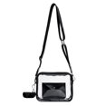 thumbnail image 2 of Bolsos Cruzados Bolso bandolera de verano Bolso de hombro transparente de PVC con billetera pequeña negro Ndcxsfigh Para Estrenar, 2 of 5