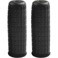 thumbnail image 1 of Czcpp-2 Pcs Poignées en Caoutchouc pour Brouette, Tracteurs, Tondeuses Tubes Ronds Noir Remplacement Poignées Universelles-122 x 30mm, 1 of 4