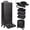 Black-6, variant on Rolling Makeup Case 6 in 1 with Mirror & Lock, Professional Makeup Travel Case, Large Organizer for Cosmetologists & Nails, Bonus 4 Wheels (6, )