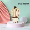 thumbnail image 3 of Estatua de Cactus ahuecada de madera ensamblada decoración de oficina y Wdftyju escritorio para el hogar adornos DIY adorno de Arte de mesa de escritorio moderno, 3 of 9