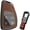 Black Brown, variant on Key Fob Cover Compatible with Chevrolet Silverado Traverse Equinox Sierra 1500 2500HD 3500HD PU Leather 3/5/6/7 Button 2022-2025 Keychain Case Holder Protector,Black Brown