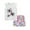White Butterfly, variant on Toddler Girls Summer 2 Piece Outfits Cotton Flomal Butterfly Printed Tank Top and Shorts Clothing Set