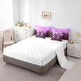 thumbnail image 5 of Feelyou Fashion Bow Ribbon Comforter Set 7pcs, Polkadots Cheetah Print King Bedding Sets, 5 of 8