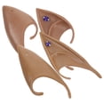 thumbnail image 2 of KAKOWELY 2 pares de orejas de elfo para cosplay, orejas de hada decorativas, accesorio de actuación, orejas de elfo para mujer, 2 of 5