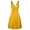 Yellow, variant on Elainilye Fashion Womens Dresses V-neck Retro Sling Pleated Slim Flare Skirt Dresses Prom Party Dress,Red