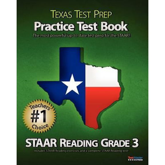 Pre-Owned Texas Test Prep Practice Test Book Staar Reading Grade 3: Aligned to the 2011-2012 Texas Staar Reading Test (Paperback) 1466303875 9781466303874