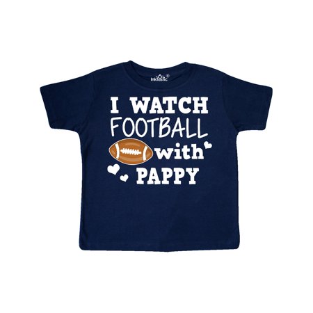 

Inktastic I Watch Football with My Pappy Gift Toddler Boy Girl T-Shirt