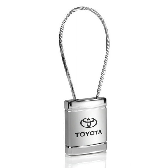 Toyota Chrome Cable Key Chain