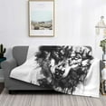 thumbnail image 2 of Yiaed Majestic Wolf Landscape Print Blanket Throw Blanket Soft Cozy Flannel Blanket for Home Bed Sofa Couch Chair-60"x50", 2 of 6