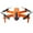 Orange, variant on Foldable Drone - 6.5"x4.3"x1.6" - Altitudes Hold, RC Quadcopter, 3-Side Obstacle Avoidance, 10-12 Min Flight Time - Ideal Indoor/Outdoor Flying Toy for Teens and Adults, with Carrying Bag