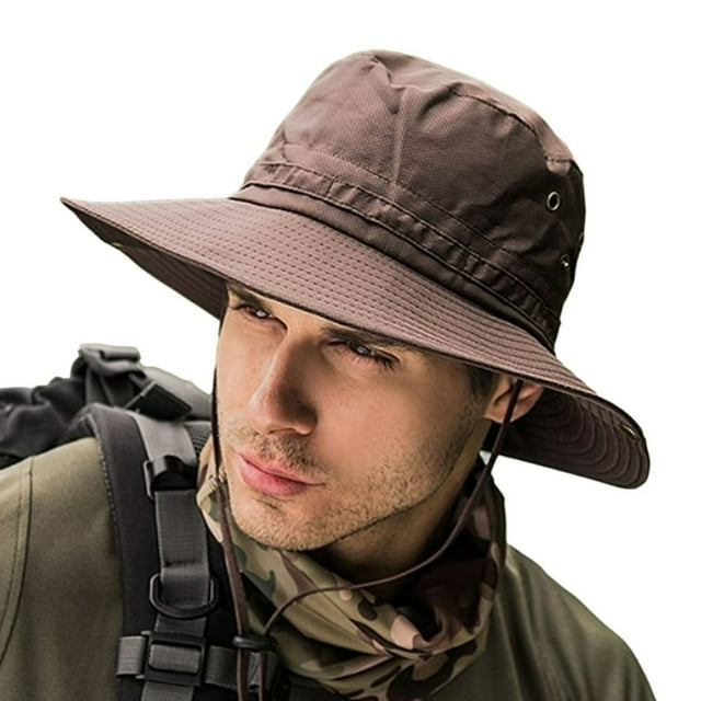 Unisex UV Protection Bucket Hat Hunting Fishing Outdoor Fisherman Cap