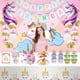 thumbnail image 5 of Set de artículos de fiesta, decoración de cumpleaños con unicornios para niñas, 5 of 7