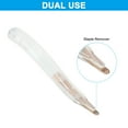 thumbnail image 4 of Unique Bargains Staple Remover Magnetic Staple Puller Desktop Removal Tool Cutting Tool, Clear 2 Pack, 4 of 6