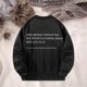 thumbnail image 2 of Jersey de cuello redondo, sudadera de moda para hombres y mujeres, ropa suave para otoño, Tops L, 2 of 8