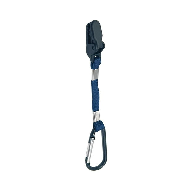 Clip para sombrero para viajar en el equipaje, porta sombreros, accesorio ligero de manos libres. Azul marino
