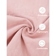 thumbnail image 5 of FEOYA Womens Pinafore Apron Dress Cooking Cotton Apron Kitchen Apron Lace Cute Aprons Home Loose Smock for Gardening Chef Baking Art Painting Pink, 5 of 6