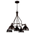 thumbnail image 4 of 35925-LB Craftmade Lighting Timarron - Five Light Chandelier - 29.5 inches wide by 26.88 inches high     -Traditional Installation, 4 of 5