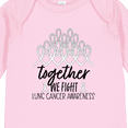 thumbnail image 4 of Inktastic Together, We Fight Lung Cancer Awareness Boys or Girls Long Sleeve Baby Bodysuit, 4 of 5