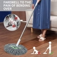 thumbnail image 3 of Magic Mop Trapeador Retráctil, Trapeador de Microfibra, Agarre de Acero Inoxidable, 3 of 4
