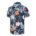 thumbnail image 3 of UVEASISHA Men's Button Down Shirts Casual Short Sleeve Floral Shirts Palm Tree Printed Bowling Shirt Casual Summer Beach Vacation Shirts with Front Pocket Sales Today, 3 of 7
