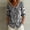 Black, variant on Morttic Plus Size Women's Striped Peter Pan Collar Blouse – Mid Sleeve Loose Fit V-Neck Button Office & Business Casual Top Pink，4XL