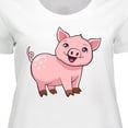 thumbnail image 4 of Inktastic Cute Pig Women's Plus Size T-Shirt, 4 of 5