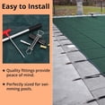 thumbnail image 6 of M optimized Pool Safety Cover Fits 20x40ft Rectangle Pool Safety Net and Installation Tools, Ultra-Dense Safety Pool Cover w/Anchors, Size 22 x 42 ft, 6 of 8