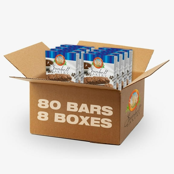 Sunbelt Bakery Fudge Dipped Chocolate Chip Chewy Granola Bars, 80-1.1 OZ Bars (8 Boxes)
