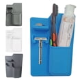 thumbnail image 2 of Cateissary Feiqiong Soporte de almacenamiento multifuncional Ahorro de espacio Succión Organizador de cepillos de Caja de de Caja de Juegos de accesorios de baño azul Cateissary JJ20121-02, 2 of 6