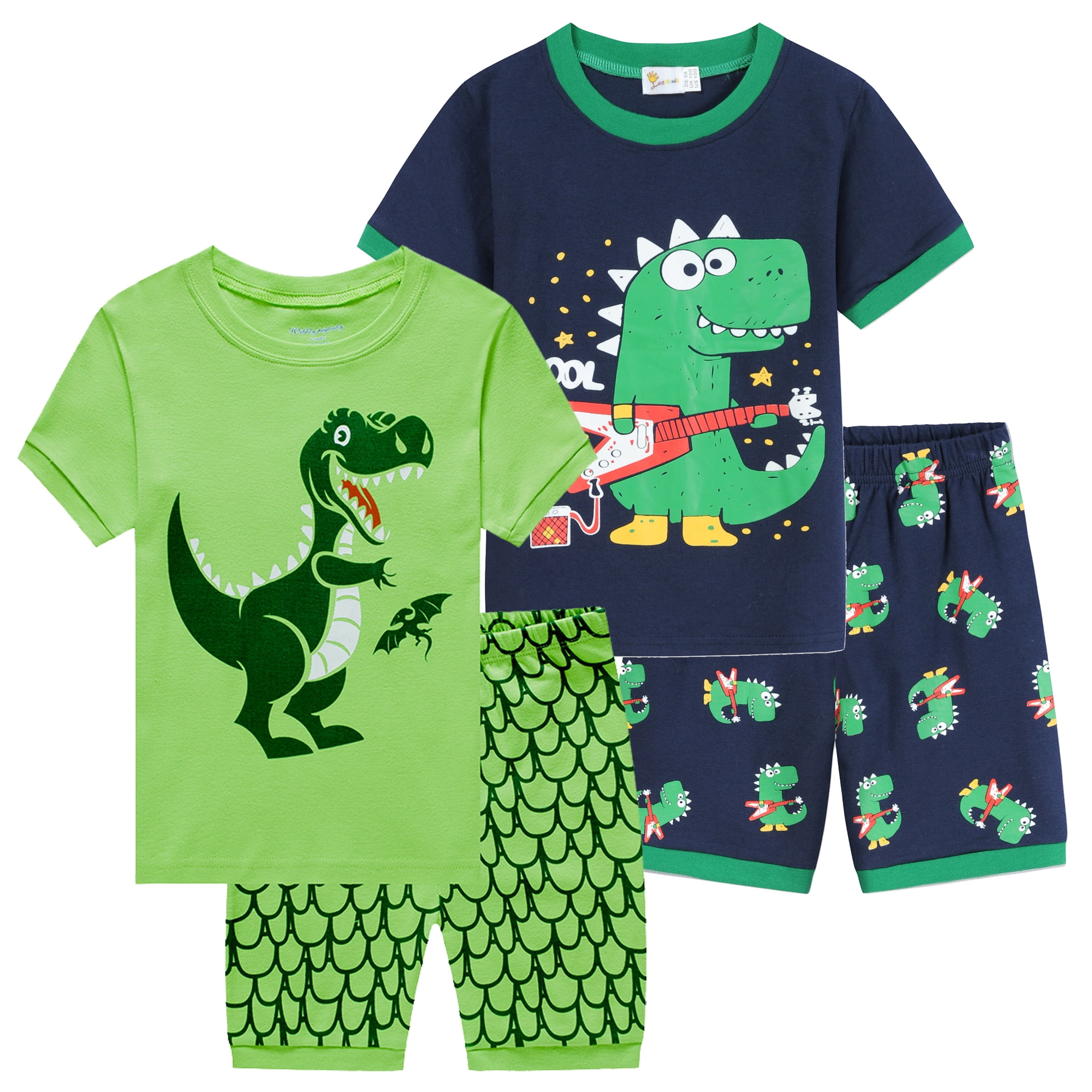 Little Hand Toddler Boy Pajamas Set Dinosaur Kids Sleepwear Clothes Pjs