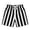 S107 Black, variant on Likimi Kids Toddler Boys Swim Trunks Double Layer Striped Print Elastic Waist Drawstring Summer Fashionable Swimwear For Beach Pool Black Size 2-3Years