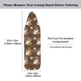 thumbnail image 6 of HELLHERO Iron Board Protective Cover Ironing Board Protector for Reusable Easy Change Polyester Fabric for Hook and Loop Fasteners, Coffee Cup and Chocolate Text Print, 6 of 6
