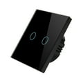 thumbnail image 1 of leyfeng Interruptor inteligente Wi-Fi Interruptor de luz Control de voz, Control remoto, RF433, Control táctil Compatible con Alexa, 1 of 8