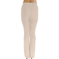 thumbnail image 3 of Vivian's Fashions Flare Bottom Pants, Junior Size (Ivory, Medium), 3 of 3