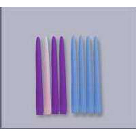 Advent Refill - Emkay Candles 35007 Candle Advent 10 inch Refill Candles 3 Purp 1 Pink