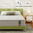 thumbnail image 4 of GVQ 10-inch Hybrid Mattress, California King Size, Memory Foam with Pocket Springs, 4 of 7