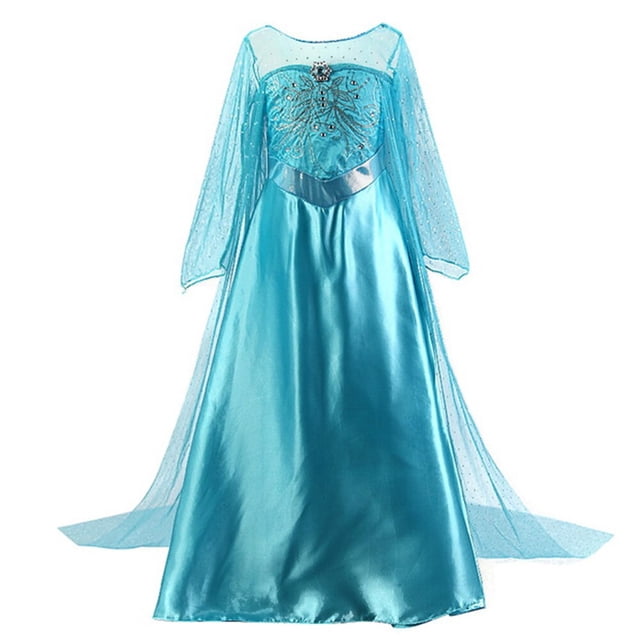 Vestidos de Elsa para niñas, ropa de Cosplay para niños, Vestido de princesa Anna, Vestido de reina de la nieve, Disfraces para niños, fiesta de cumpleaños, Rapunzel Fivean unisex